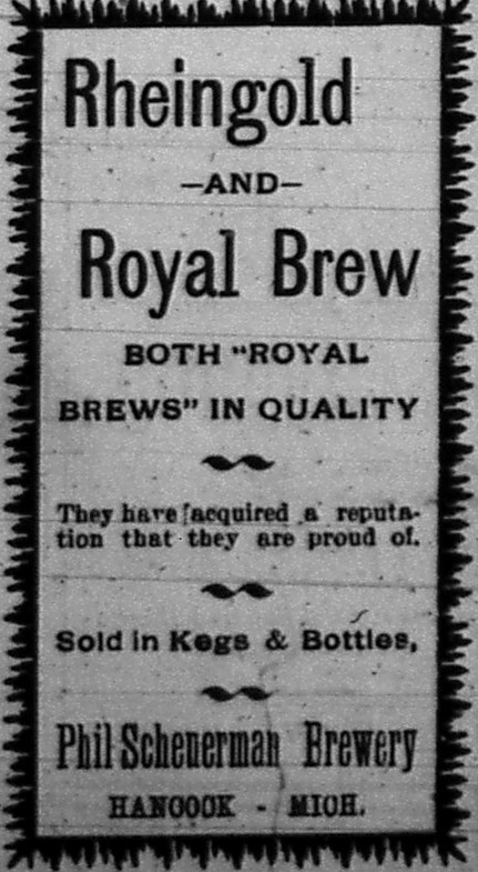 Newspaper ad - <i>The Copper Country Evening News</i>, 11 Mar 1899